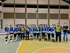 Tim Voli Putri Polres Blitar Kota Lolos 8 Besar Kejurprov Jatim