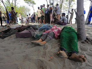 6 Rohingya Tewas saat ke Aceh Timur Dimakamkan di TPU Desa Meunasah Asan