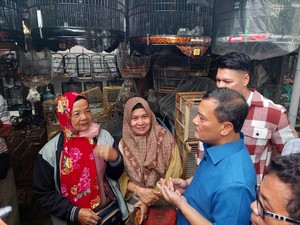 Luthfi Blusukan ke Pasar Burung Karimata, Pedagang Curhat Sepi Pengunjung