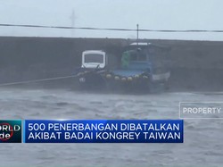 Video: Badai Ganas Terjang Taiwan Tewaskan Nenek Usia 56 Tahun