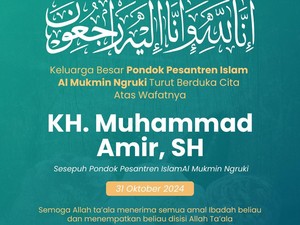 Sesepuh Ponpes Al Mukmin Ngruki KH Muhammad Amir Wafat