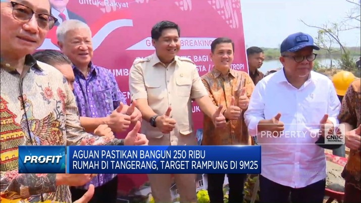 Menteri Ara Bareng Aguan Resmikan Pembangunan 250 Rumah Gratis(CNBC Indonesia TV)