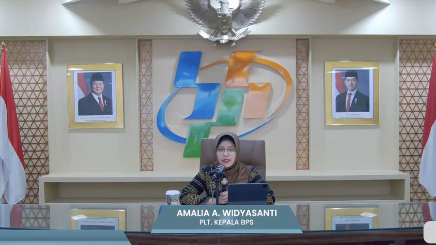 Rilis Badan Pusat Statistik (BPS), Jumat (1/11/2024). (Tangkapan layar Youtube BPS Statistics)