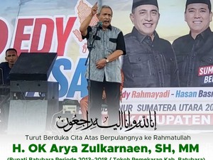 Eks Bupati Batu Bara OK Arya Meninggal Dunia