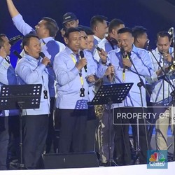 Prabowo Minta Wiranto Hingga AHY Nyanyi di Hadapan Ribuan Relawan GSN