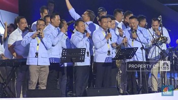 Prabowo Minta Wiranto Hingga AHY Nyanyi di Hadapan Ribuan Relawan GSN