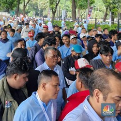 Prabowo Deklarasi GSN Hari Ini, Ribuan Massa Banjiri GBK