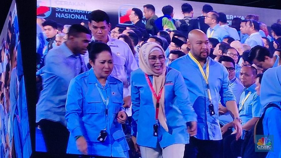 Sejumlah Tokoh dan Pejabat Hadiri deklarasi Gerakan Solidaritas Nasional (GSN) bertempar di Indonesia Arena GBK, pada Sabtu (2/11/2024). (²©²ÊÍøÕ¾/Verda Nano Setiawan)