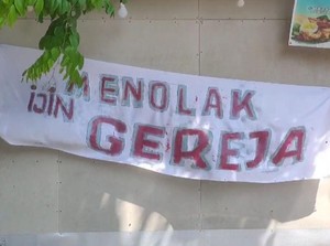 Warga Tolak Pendirian Gereja di Pegambiran Kota Cirebon