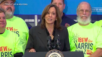 Video: Temui Buruh, Kamala Harris Janjikan Investasi di Manufaktur