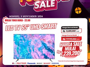 TV LED 50-65 Inch di Transmart Diskon Gede, Bisa Hemat Rp 3,9 Jutaan