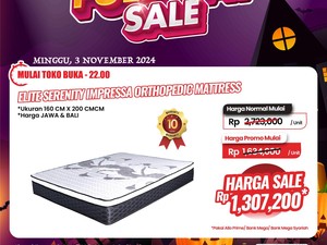 Ada Diskon di Transmart Full Day Sale! Beli Kasur Hemat Rp 1,4 Jutaan