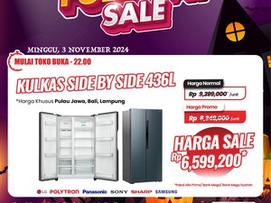 Beli Kulkas Jumbo di Transmart Full Day Sale Bisa Hemat Rp 6 Jutaan