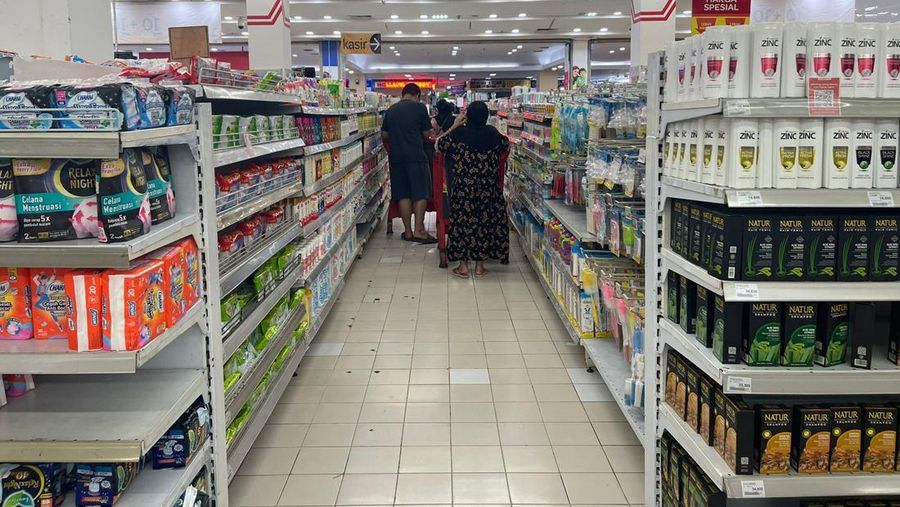 Transmart ITC BSD. (CNBC Indonesia/Teti Purwanti)