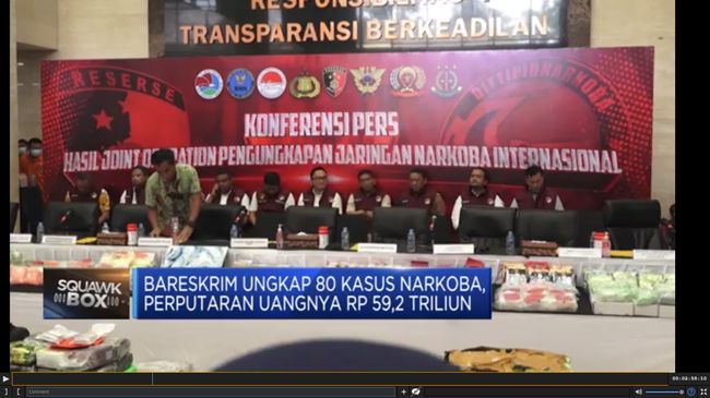 Video: Bareskrim Ungkap 80 Kasus Narkoba, Perputaran Uangnya Rp 59,2 T