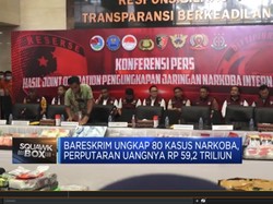 Video: Bareskrim Ungkap 80 Kasus Narkoba, Perputaran Uangnya Rp 59,2 T
