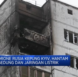Video: Kyiv Diserang Drone Rusia, Gedung dan Jaringan Listrik Rusak