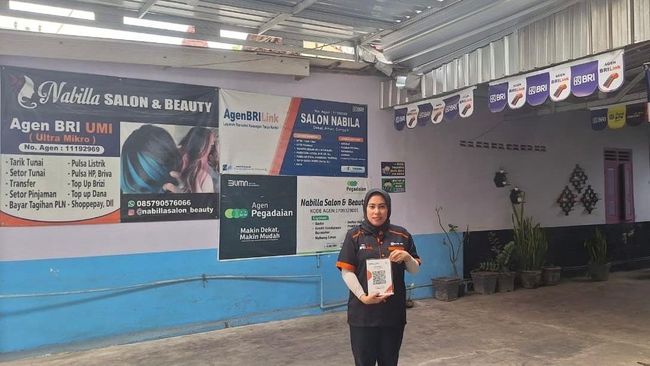 Berkat BRI dan Jadi Agen BRILink, Usaha Salon di Kediri ini Makin Cuan