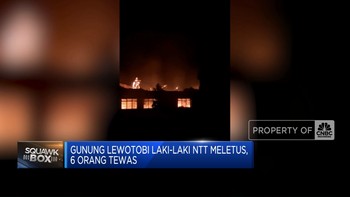 Video: Gunung Lewotobi Laki-Laki di NTT Meletus, 6 Orang Tewas