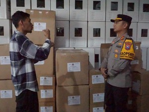Temuan Kapolres Mojokerto Kota saat Sidak Pengamanan Logistik Pilkada 2024