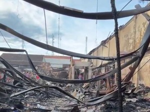 Pasar Karanggede Boyolali Terbakar, Seratusan Kios-Los Ludes