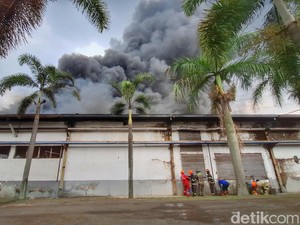 Pabrik Tekstil di Baleendah Bandung Terbakar