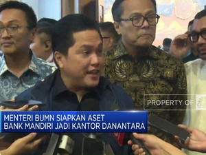 Video: Menteri BUMN Siapkan Aset Bank Mandiri Jadi Kantor Danantara