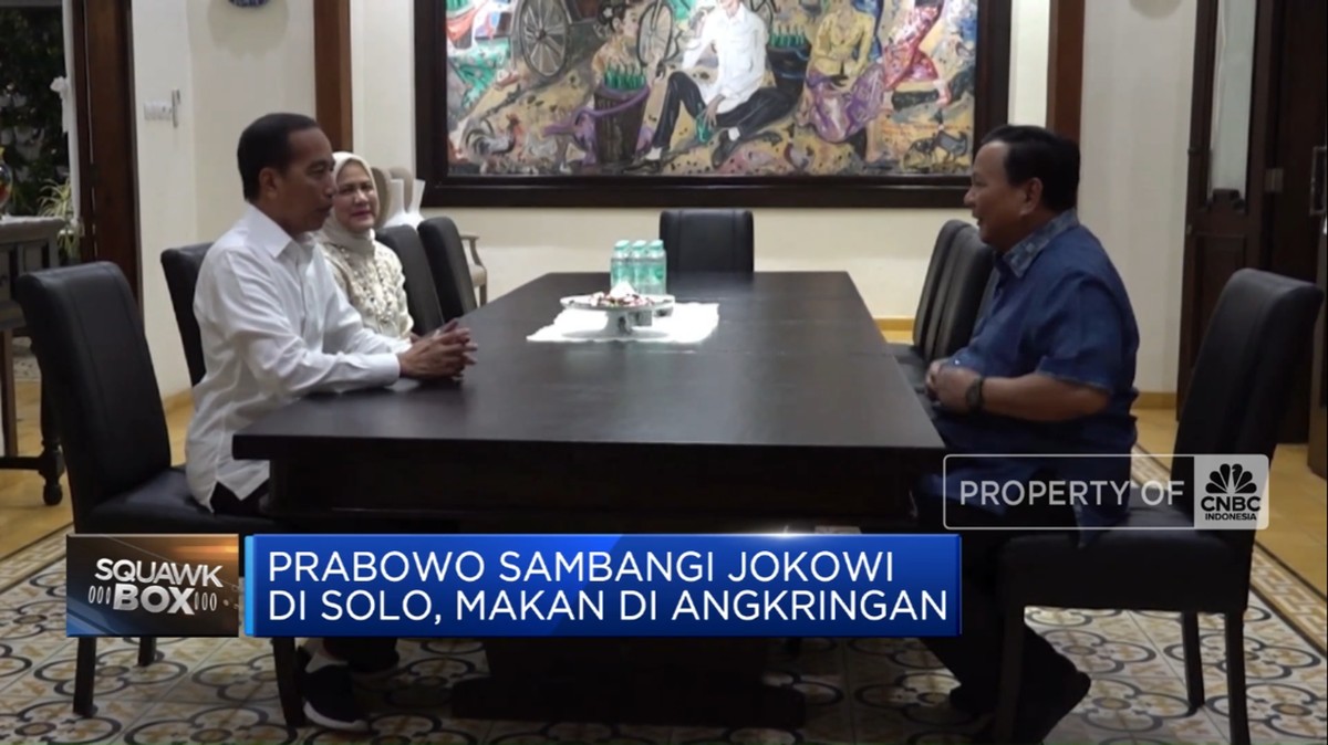 Momen Langka! Prabowo dan Jokowi Bertemu di Solo, Apa yang Mereka Bahas?