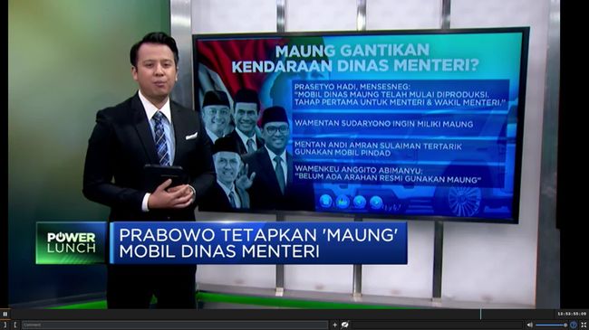 Video: Prabowo Tetapkan 'Maung' Mobil Dinas Menteri