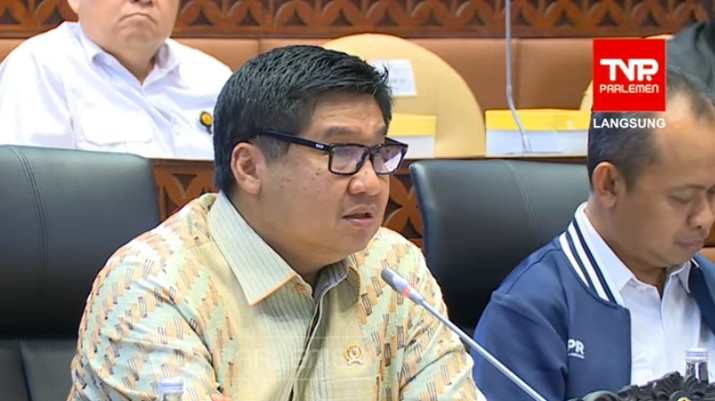 Raker Komisi V DPR RI dengan Menteri Perumahan dan Kawasan Permukiman, Maruarar Sirait. (Tangkapan Layar Youtube)