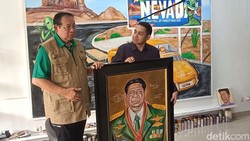 Naufal Abshar Bikin Lukisan Spesial untuk SBY