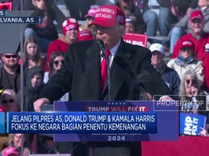  Trump & Harris Fokus ke Wilayah Penentu Kemenangan