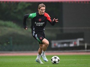 Kabar Baik untuk Arsenal: Odegaard Sudah Kembali Latihan