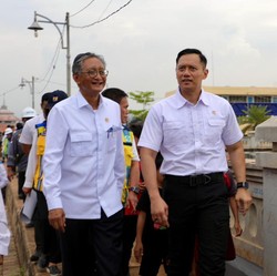 AHY dan Menteri PU Hanggodo Tancap Gas Cegah Jakarta Tenggelam