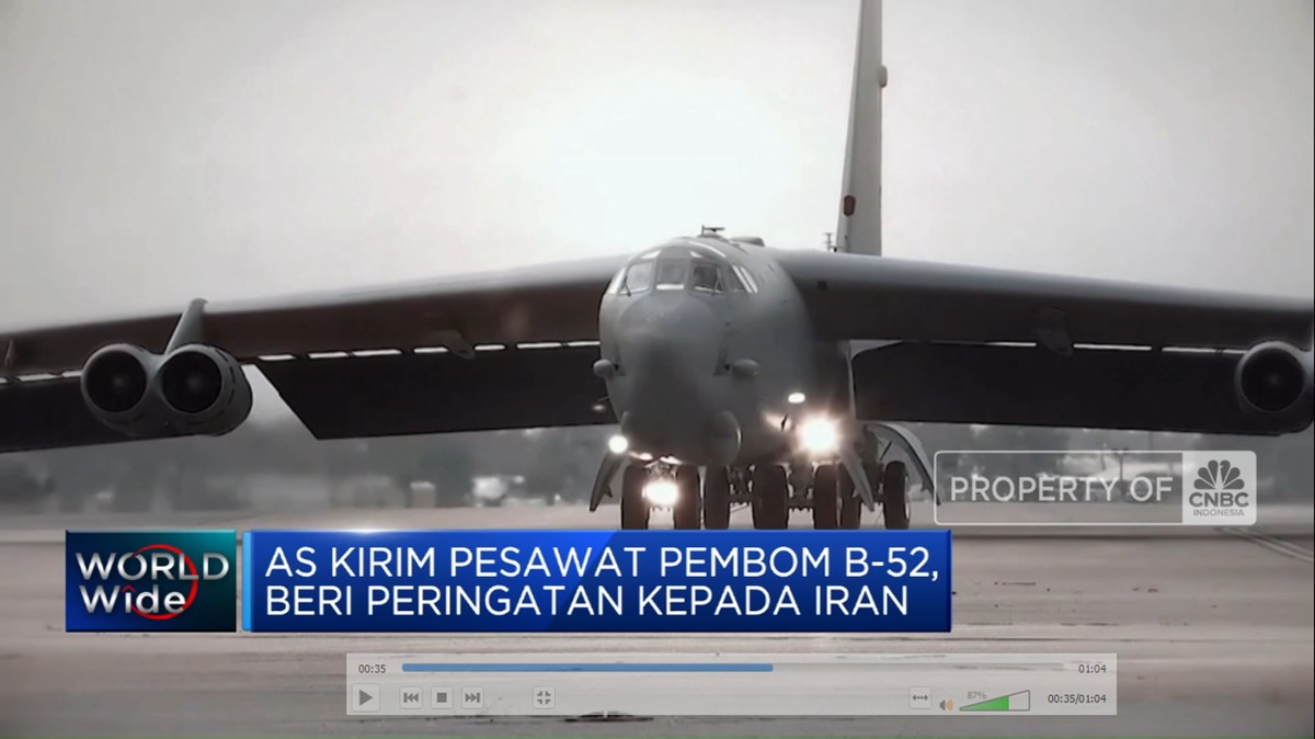 AS Tunjukkan Kekuatan: Kirim Pesawat Pembom B-52 sebagai Peringatan untuk Iran!