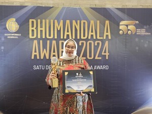 Sukses Kelola Data Geospasial, Sragen Sabet Bhumandala Awards 2024