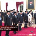 Video: Prabowo Lantik 7 Anggota DEN, Ada Mari Elka Hingga Chatib Basri