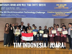 Keren! Pelajar SD Banyuwangi Juara Coding Internasional di Korsel