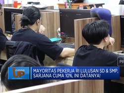 Video: Mayoritas Pekerja RI Lulusan SD & SMP, Sarjana Cuma 10%!