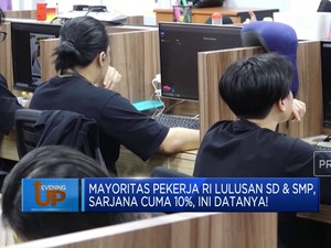 Video: Mayoritas Pekerja RI Lulusan SD & SMP, Sarjana Cuma 10%!