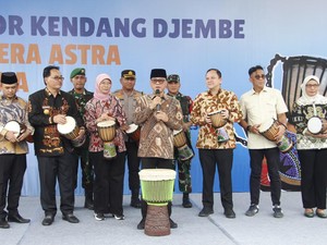 Kendang Djembe Asal Kabupaten Blitar Diekspor ke China