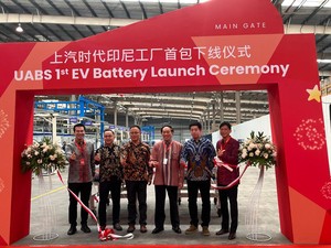 Pabrik Battery Pack UABS Resmi Beroperasi di RI, Kolaborasi SAIC-CATL-Kentjana Group