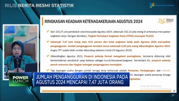 Video: Pak Prabowo, Jumlah Pengangguran RI Capai 7,47 Juta Orang