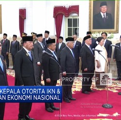 Video: Prabowo Lantik Kepala Otorita IKN & Tim Luhut di DEN