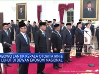 Video: Prabowo Lantik Kepala Otorita IKN & Tim Luhut di DEN