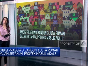  Ambisi Prabowo Bangun 3 Juta Rumah Dalam Setahun, Masuk Akal?