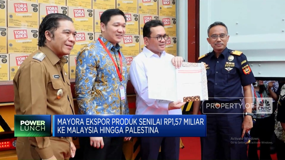 Gemuruh Kesuksesan: Mayora Kirim Ekspor Senilai Rp1,57 Triliun ke Malaysia dan Palestina!