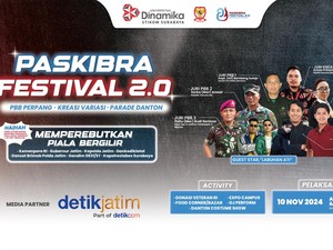 Universitas Dinamika Gelar Paskibra Festival 2.0 Peringati Hari Pahlawan