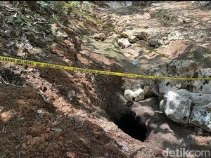 Fakta Terkini Lubang Misterius Sungai Kaliasat karena Pelarutan Batu Kapur