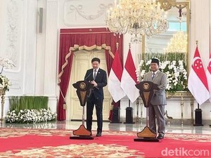 Bertemu PM Singapura, Prabowo Bahas Kerja Sama Pertahanan-Investasi IKN